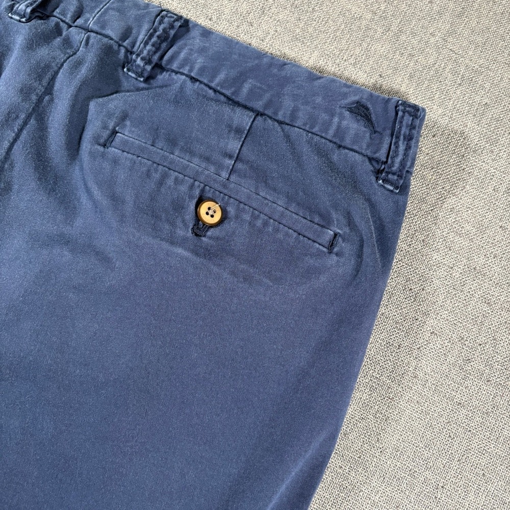 Tommy Bahama Boracay Chino Pants Mens 33x30 Navy‎ Blue Cotton Tencel Stretch
